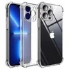Silikonska futrola s ojačanim rubovima za Apple iPhone 14 Pro Max - Prozirna KP23590