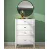 Hanah Home Komoda FRN-20023, 77x115x40 cm, Bela