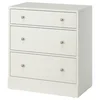 HAVSTA Komoda s 3 fioke, bela, 81x47x89 cm