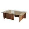 Hanah Home Escape Klub sto, 105x30x65cm, Braon