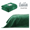 Zeleno pregrinjalo za posteljo AmeliaHome Laila Jade, 260 x 240 cm