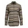 Radwa Srajca Mens Viscose multicolor pattern shirt rjava