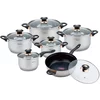 Shumee SET JEKLENIH LONČEK 12 ELEMENT. KINGHOFF KH-1767 ROSEGOLD, (21385584)