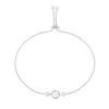 Guess Elegantna jeklena zapestnica Tiny Pearly JUBB05520JWRHT/U