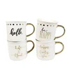 SIGMA SET ŠOLJE 4/1 GOLD