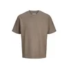 JACK & JONES Majica JJEAUSTIN svetlo rjava