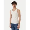Lacoste Majica brez rokavov TH0030 Bela Slim Fit