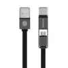 Nillkin USB cable Plus 2u1 (lightning&micro) 1,2m crni.