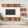 vidaXL Komplet TV omaric 8 pcs Star les 60 x 30 x 30 cm