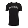 Black T-shirt with Los Angeles written on it