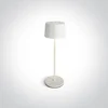 STOLNA LAMPA LED 3,3W WW PUNJIVA PREKO USB IP65 DIMM BIJELA