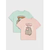 Sinsay - Pamučne majice sa printom 2 kom Pusheen the Cat - šareno
