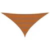 Vidaxl Sončno platno Oranžna in Rjava 3,5 x 3,5 x 4,9 m