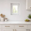 vidaXL Okno za klet RISOR 50 x 55 cm PVC in steklo