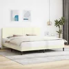 Krevetna konstrukcija Krem 180 x 200 cm Kordura tekstil