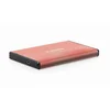 Gembird - HDD External Enclosure, 2.5``, SATAIII, USB3.0, Brushed aluminium, Pink