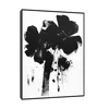 Canvas Slika na platnu Crno beli cvet, Sa ramom, 90 x 120 cm, Crni
