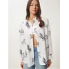 Happiness Istanbul Bluza marine / rjava / bela
