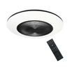 Brilagi - LED prigušiva svetiljka sa ventilatorom AURA LED/38W/230V crna + daljinski upravljač