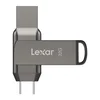 Lexar D400 USB ključek 32GB, USB-A/USB-C, srebrna/črna