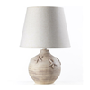 ONLI - Stona lampa MARINA 1xE27/22W/230V bež/ bela 60 cm