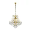 Eglo 39605 - Luster na lancu FENOULLET 5xE14/25W/230V zlatna