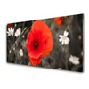 tulup.si Steklena slika Cvetovi rastlin 125x50 cm 2 obešalnika