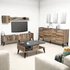 Hanah Home Set TV Komoda i klub sto Bež-Mermer