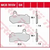 Zavorne ploščice TRW ZF KH409 sinter street harley-davidson 1130/1250/1584/1690/1750/1800/1870/1923 06-21, ZADNJA