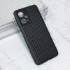 Maska za telefon Carbon fiber za Xiaomi Redmi Note 12 5G (EU) crna