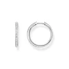 Thomas Sabo CR673-051-14 Silver Hoop Earrings Pavé Silver 20,0 mm Ladies