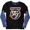 Foo Fighters Comet (Sleeve Print) Black & Denim Blue M Majica