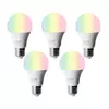 Komplet 5 Pametne LED žarnice E27 A60 mat RGBW 9W 806lm 2700-6500K