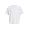 Jack & Jones Majica Eterna 12295544 Bela Loose Fit