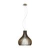 Eglo 61917 - Luster na sajli TINDORI 1xE27/60W/230V O 38 cm braon