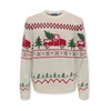 Only & Sons Junior Pulover OSJX-MAS 1 greige/jelka/rdeča