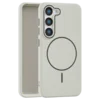 Leather Grip MagSafe maska za Samsung Galaxy S23 - Siva