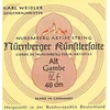 Strune za tenorsko violo da gambo Kuenstler Nürnberger