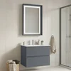 HANAH HOME Kupatilski ormarić sa umivaonikom i ogledalom (2 komada) Nest 71 v2 543