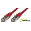 Microconnect SSTP CAT6 0.5M 0.5m Red networking cable