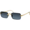 Ray-Ban Sunčane naočare by A$AP ROCKY 0RB3928 001/S2, Četvrtaste, Zlatna boja