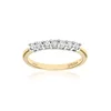 DIAMANT LETERNEL Prstan Eternity zlata