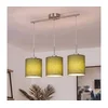 Brilagi - LED luster na sajli NUBILA 3xE27/60W/230V, zelene boje