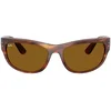 Ray Ban Naočare za sunce Mega Balorama 0RB2289 954/33 63, Braon