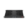 Ventilacioni panel-polica, četiri ventilatora i termostat, 1U