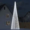 LED božićno drvce 3000 LED hladno bijelo 800cm