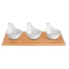 Lamart LT9219 4-delni set servirnih posod Bambus,27 x 12 cm