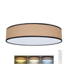 Solight WO8003-LED Prigušiva svetiljka BROWNIE LED/48W/230V 3000-6500K, prečnik 40 cm + daljinski upravljač