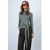 Trend Alacati Stili Ženska bluza Alc-X14652, Kaki