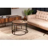 Hanah Home Set klub stolova, 2 komada Tambur Orah